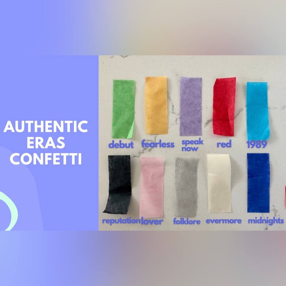 Taylor Swift Eras Confetti Authentic